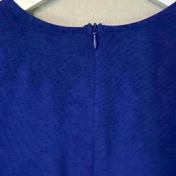 Navy crew neck mini dress - Picture 9 of 10